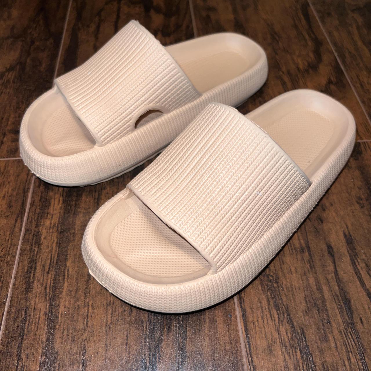 Women's Slides - Cream/Tan - US 6 – Cloud Slides … - image 2