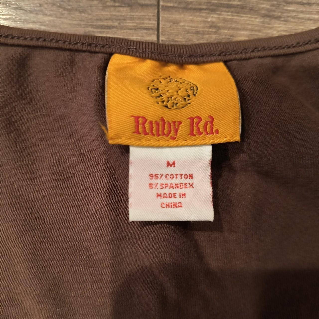 Ruby Rd. Women's Blouse - Brown - M – Ruby Rd. br… - image 3