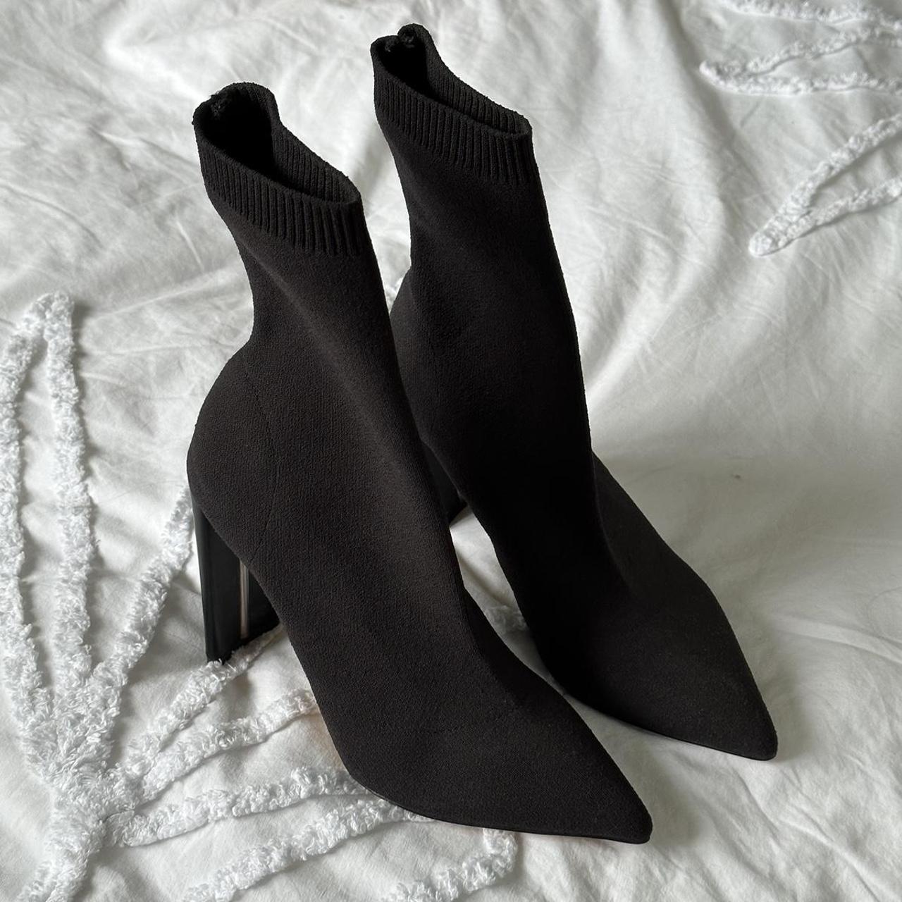 Aldo Deludith Stretch Sock Boot In Black Bought Depop 0275