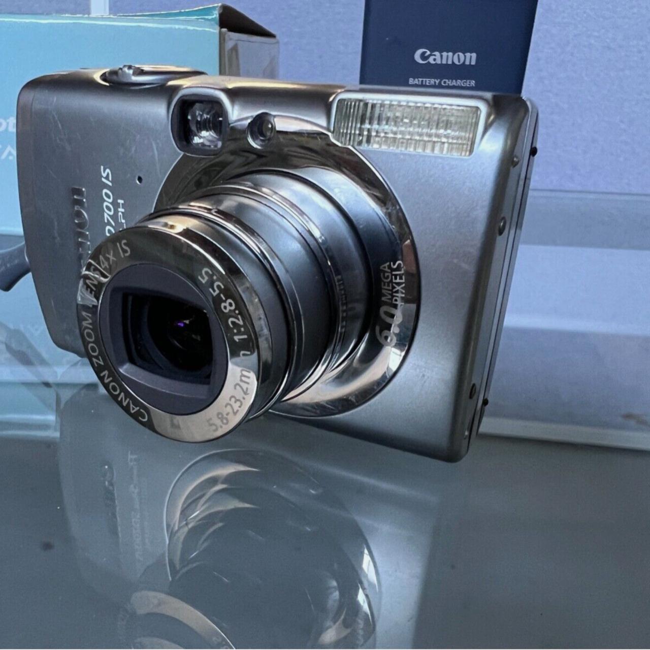 Canon PowerShot SD700 6MP Camera w/battery, box,... Depop