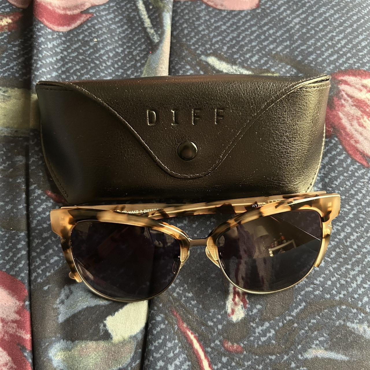 DIFF Women's Sunglasses - Brown/Gold – •DIFF ligh… - image 1