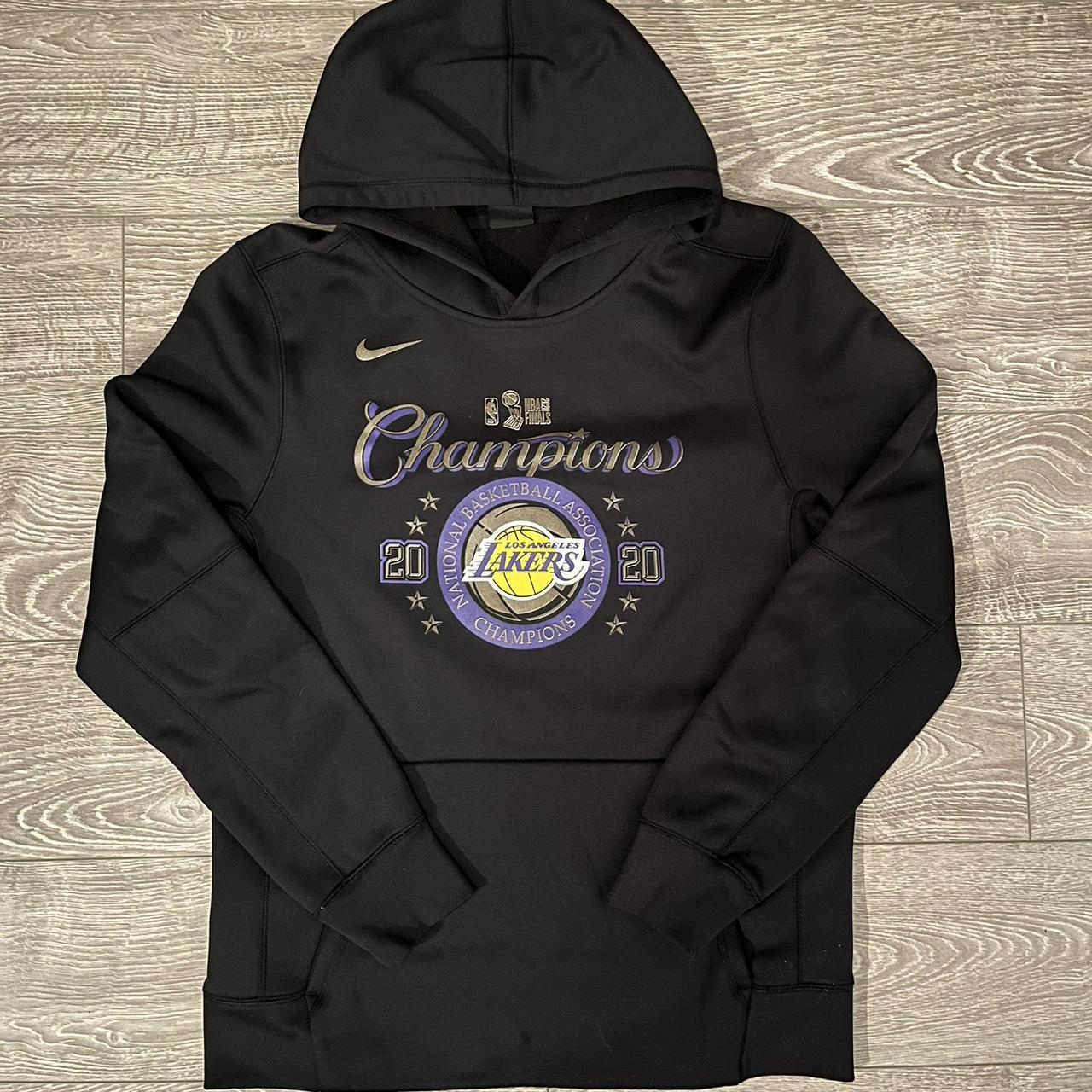 nike lakers black hoodie