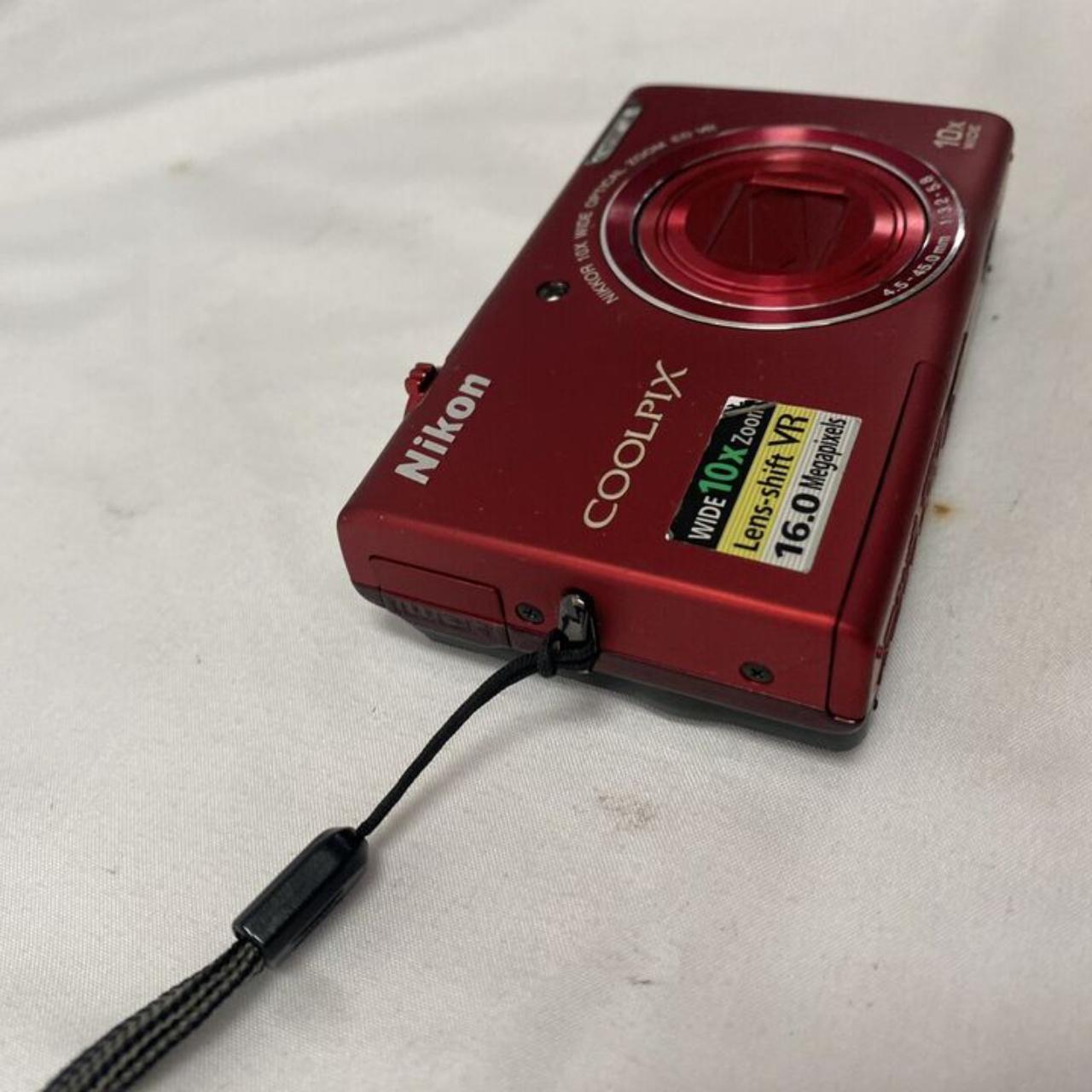 Nikon Coolpix S Digital Camera Red Mp Tested Depop