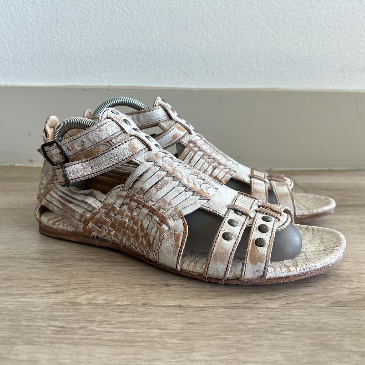 Bed stu claire woven best sale gladiator sandal