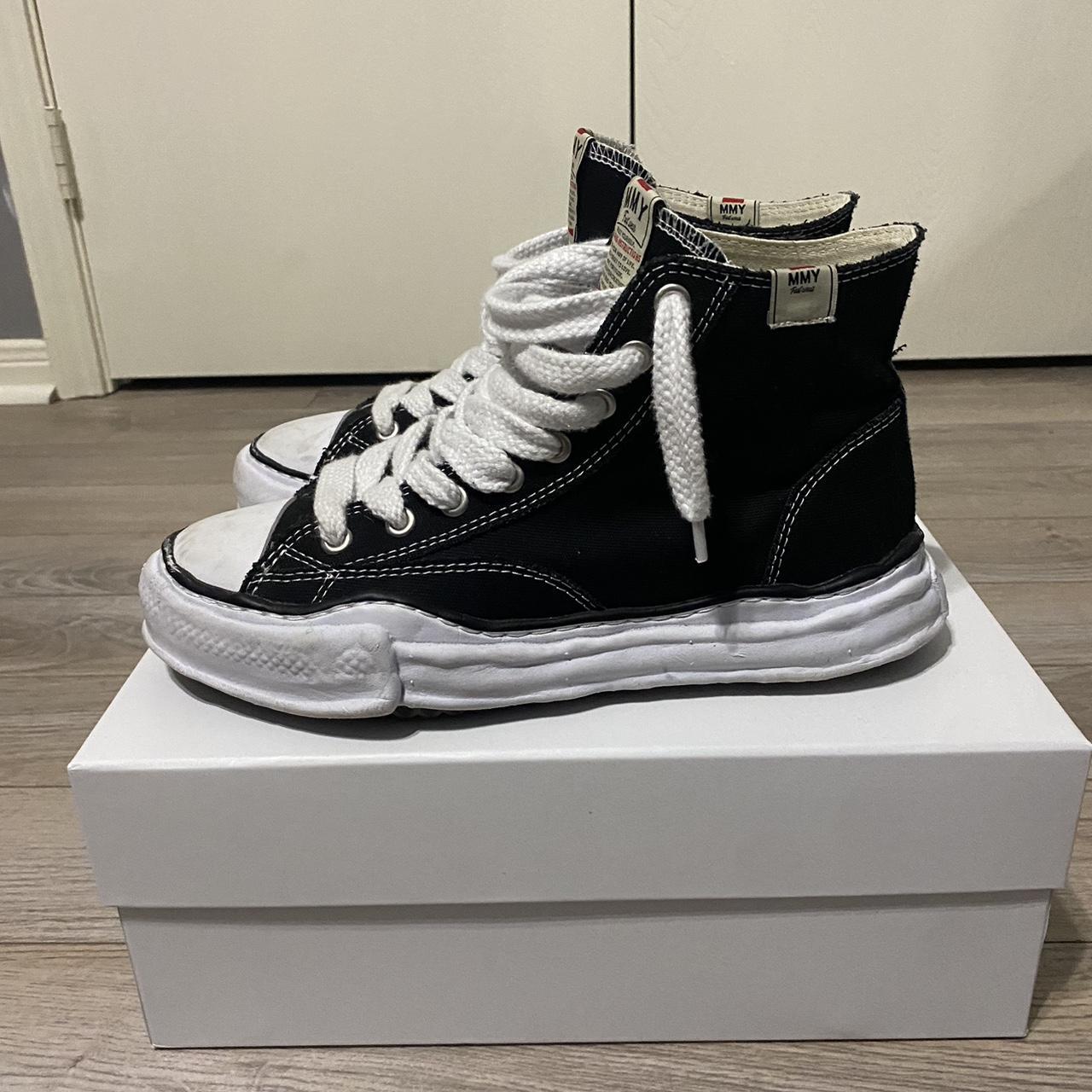 maison mihara yasuhiro high tops in good condition | Depop