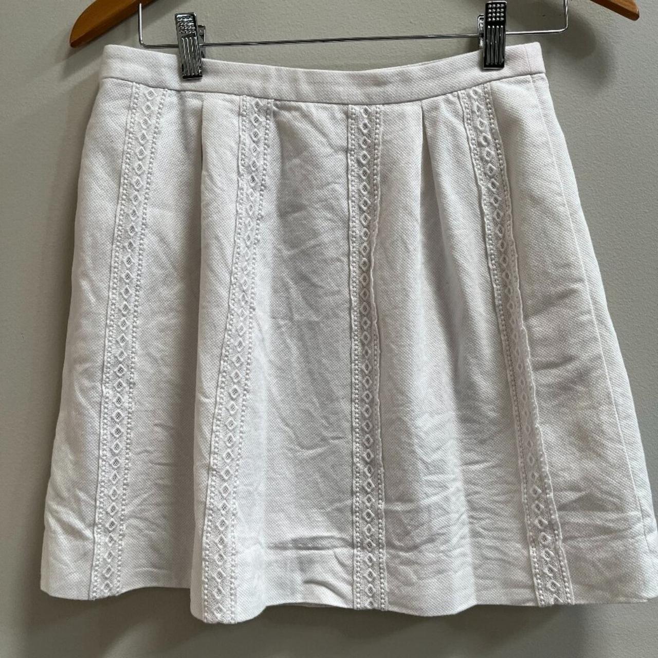 Crew Women's Midi Skirt White – J Crew White Eyelet Lace