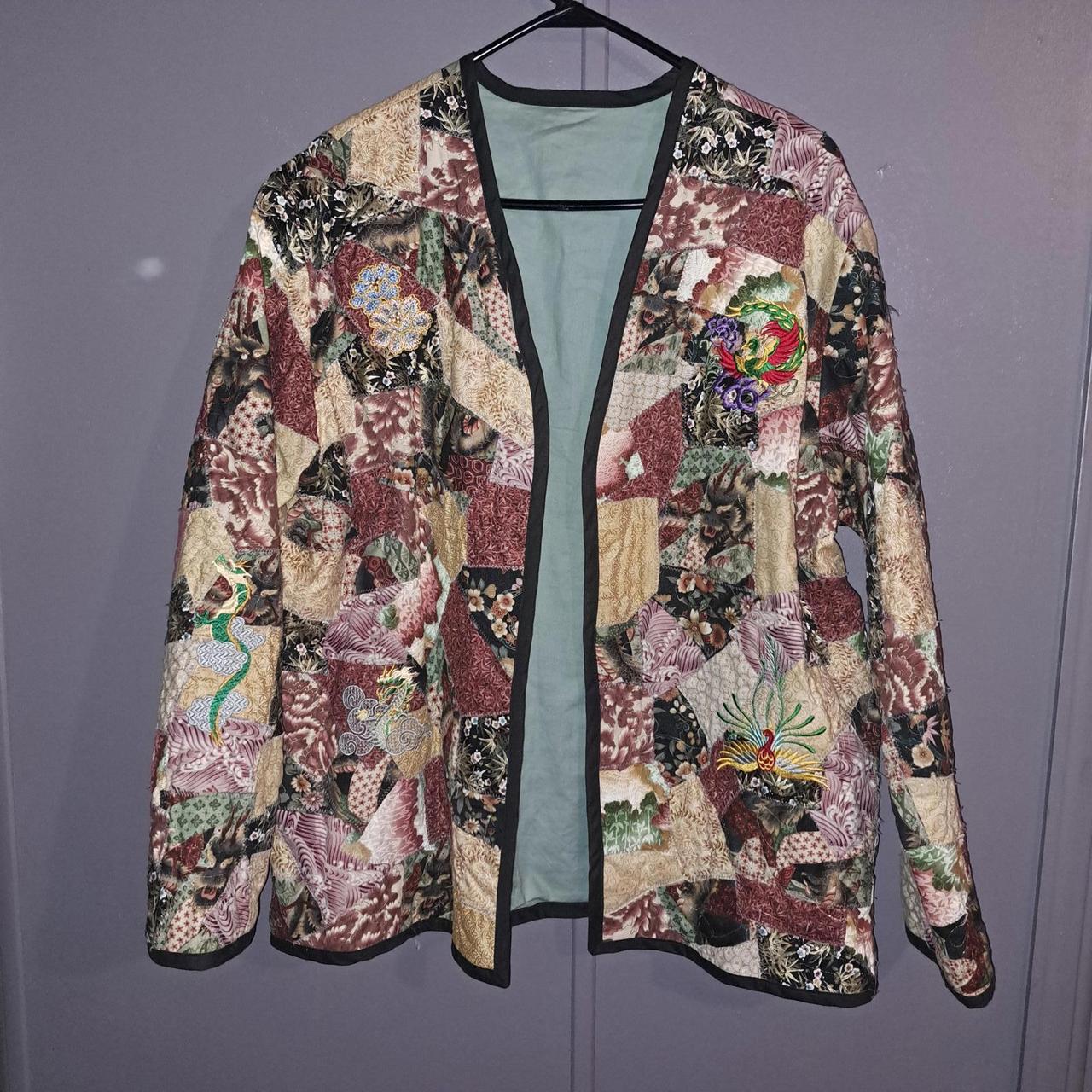 Women's Jacket - Multi/Black - L – Handsewn Vinta… - image 1