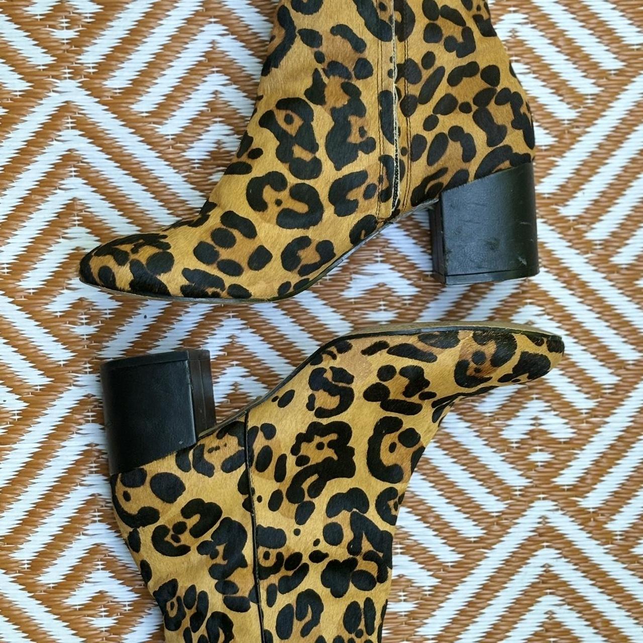 Urban Outfitters Cheetah print ankle boots with a