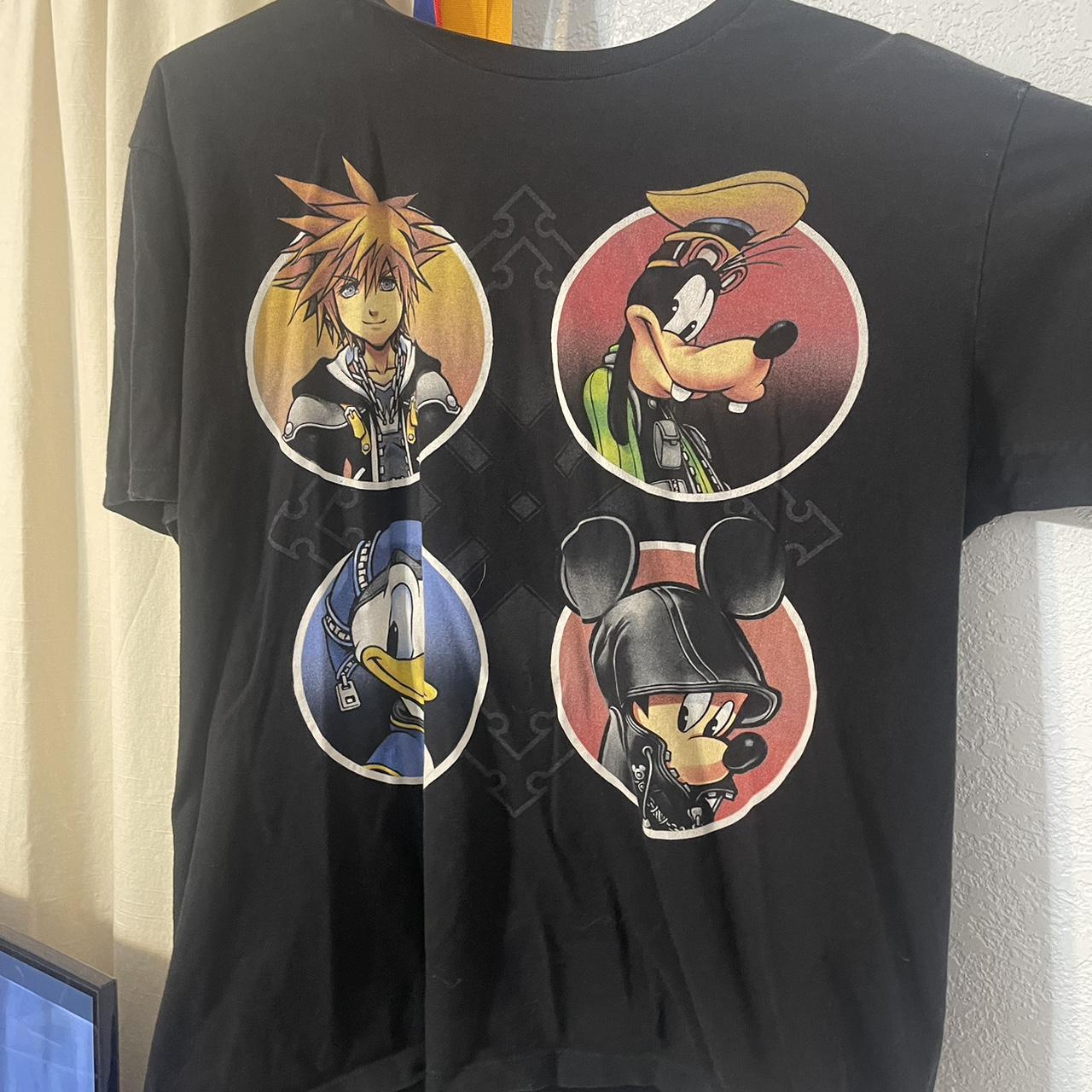 Vintage y2k anime/videogame kingdom hearts t... - Depop