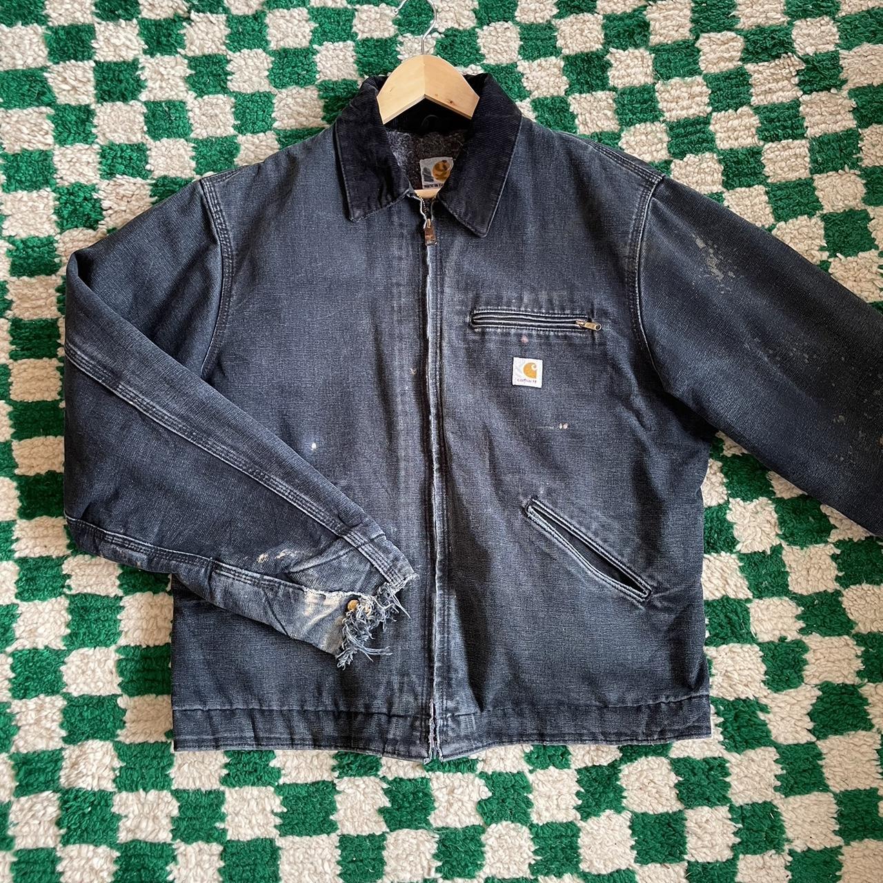 Vintage Carhartt Detroit Jacket XL A Great Jacket Depop   P0 