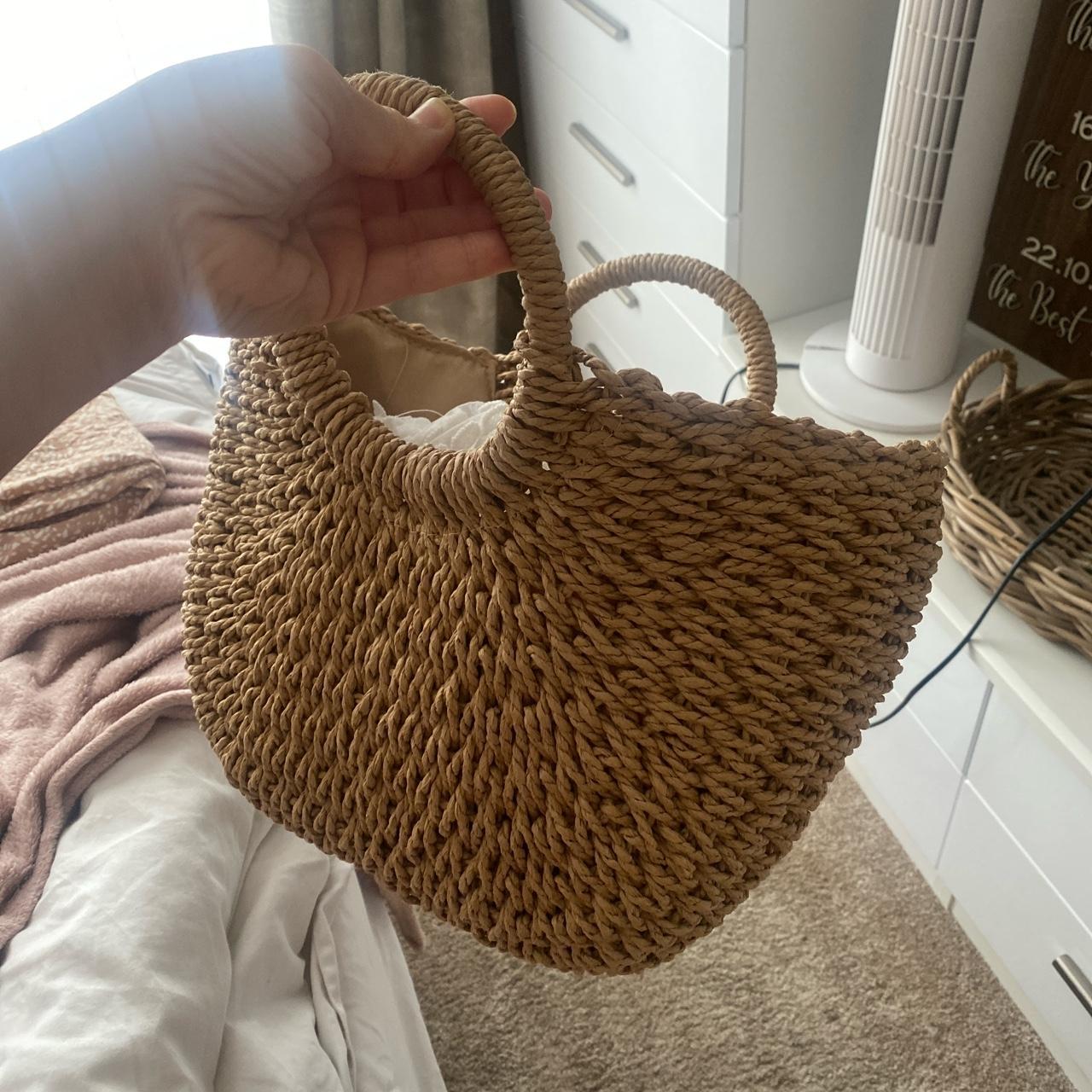 Straw bride to be beach bag Excellent condition... - Depop