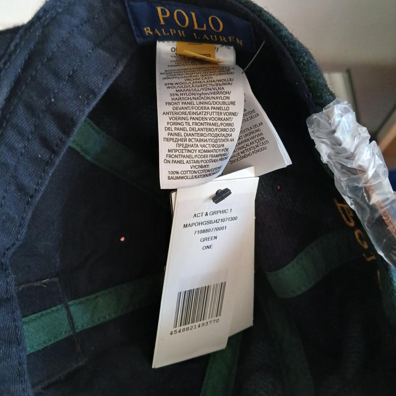 NWT Polo Ralph Lauren- Uni Crest Buffalo Plaid Wool... - Depop