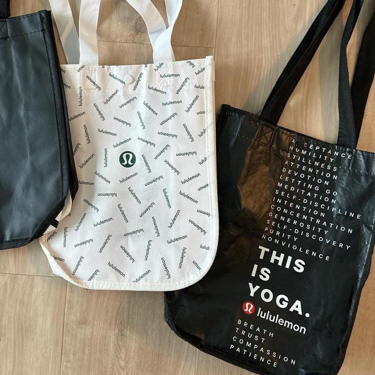 Lululemon reusable Shopping Bag Tote 2 PCs - Depop