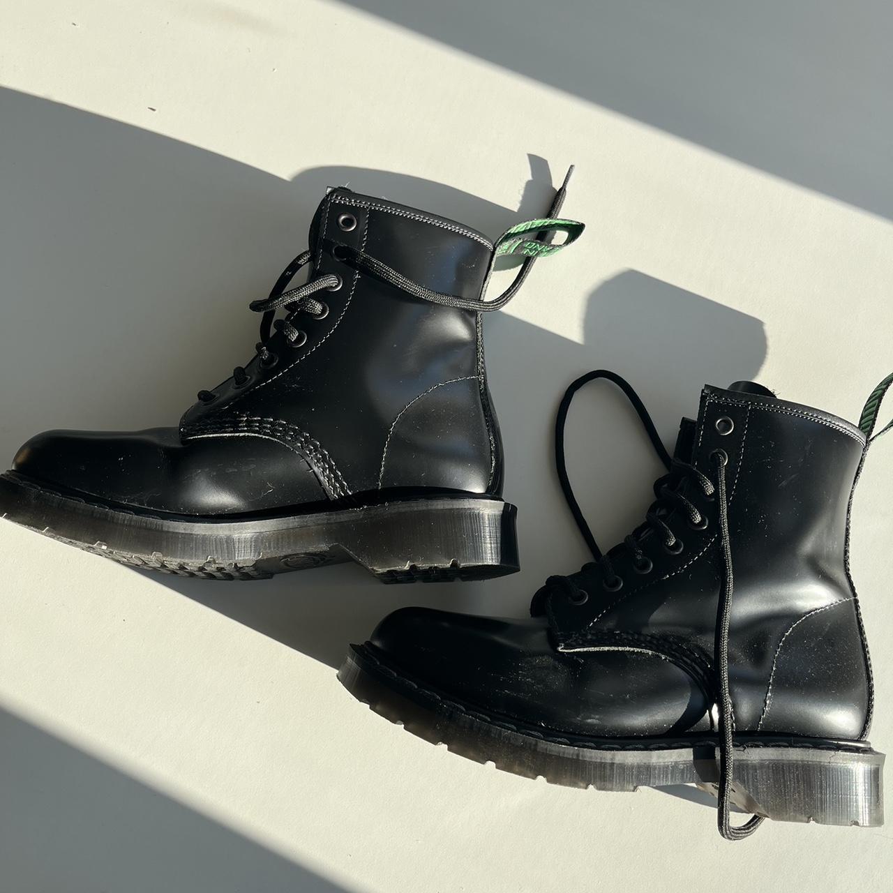 Solovair combat boots. As you can see from the sole... - Depop