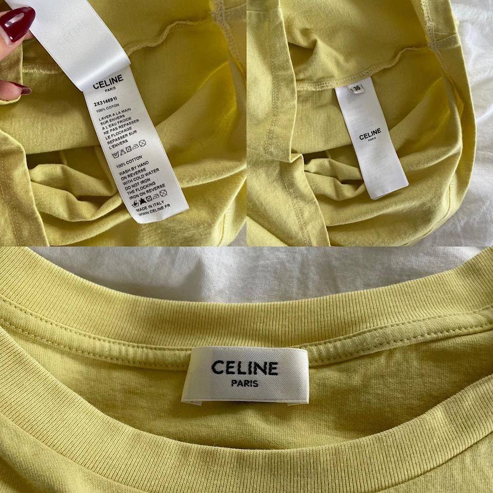 Celine dog print T-shirt. brand new never worn with - Depop