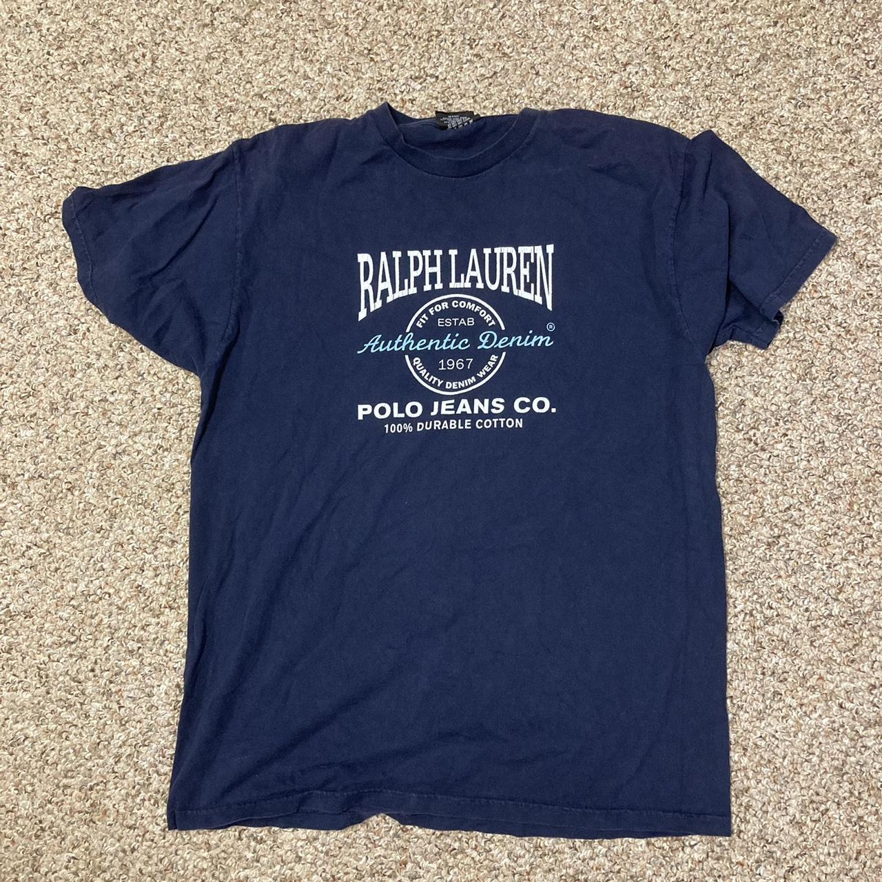 navy blue vintage Polo Jeans Company shirt