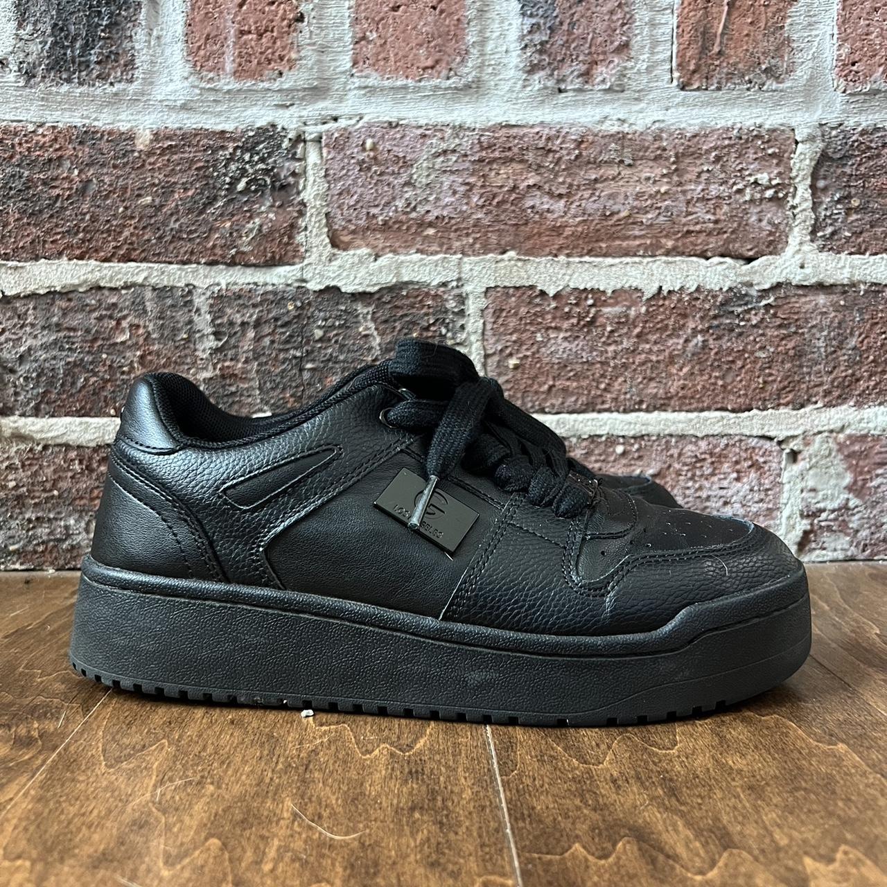 guess black slip on sneakers