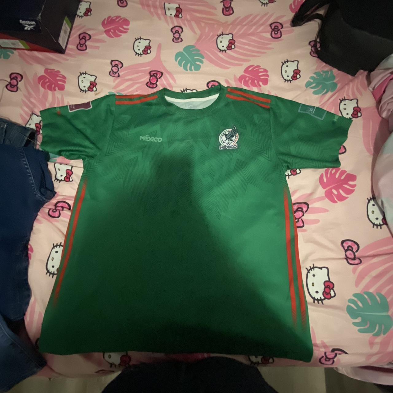 Green Mexico soccer jersey - Depop
