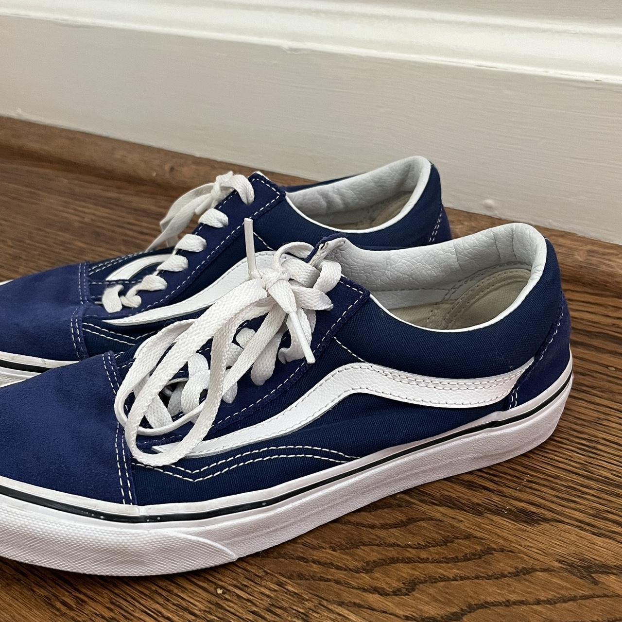 Mens royal blue vans best sale