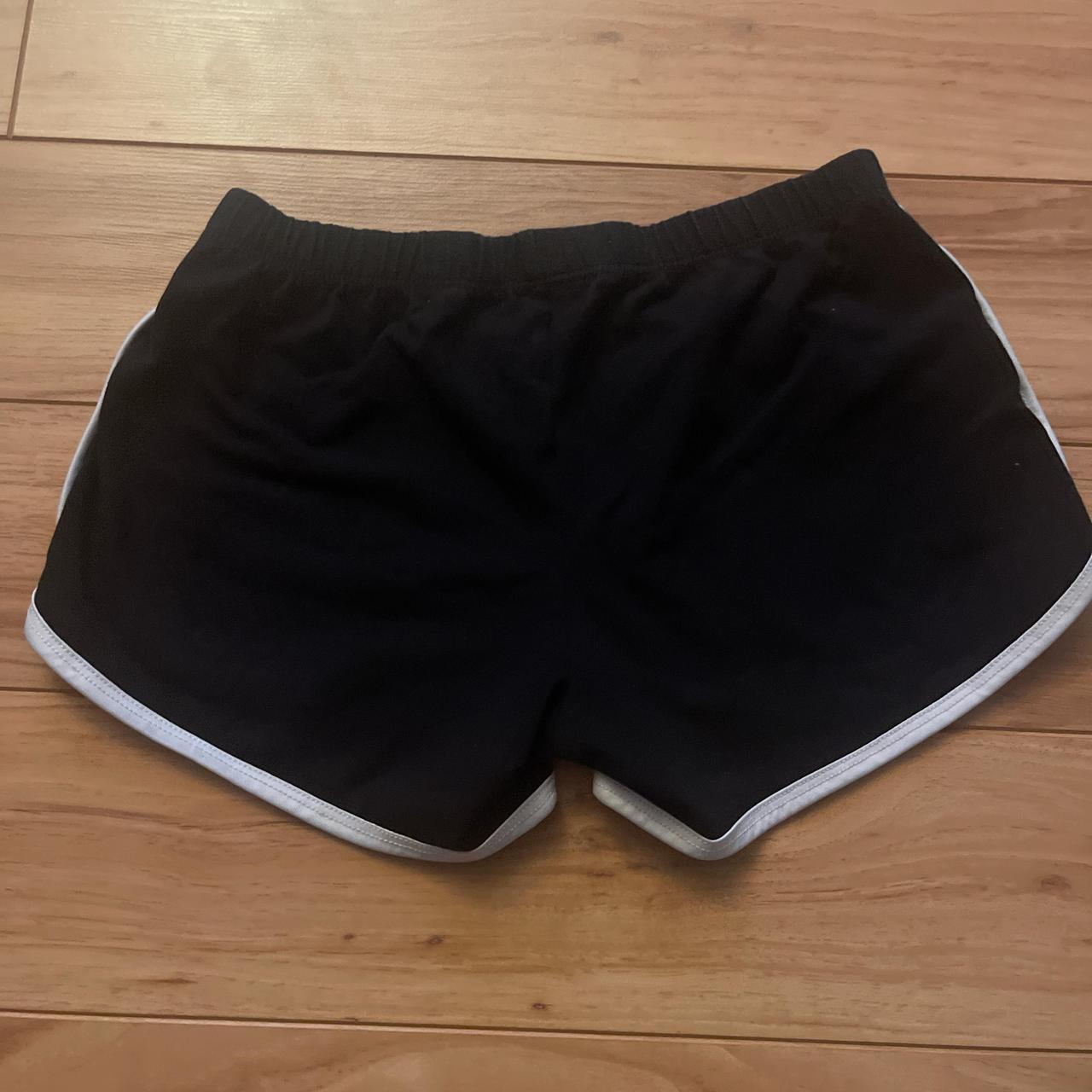 sports black and white shorts ! gives u a gyatt | Depop