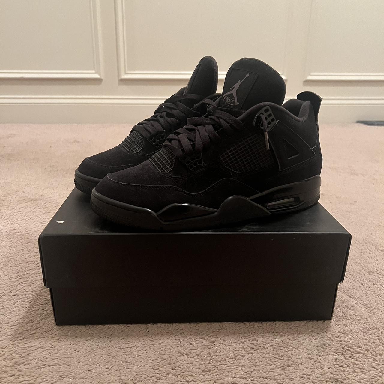 Jordan 4 Retro Black Cat 2020 Depop