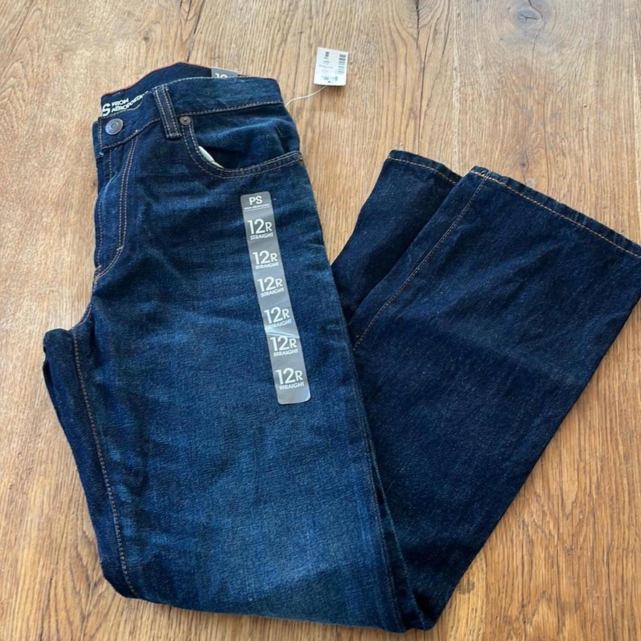 Boys dark wash straight leg 12R Aeropostale Depop