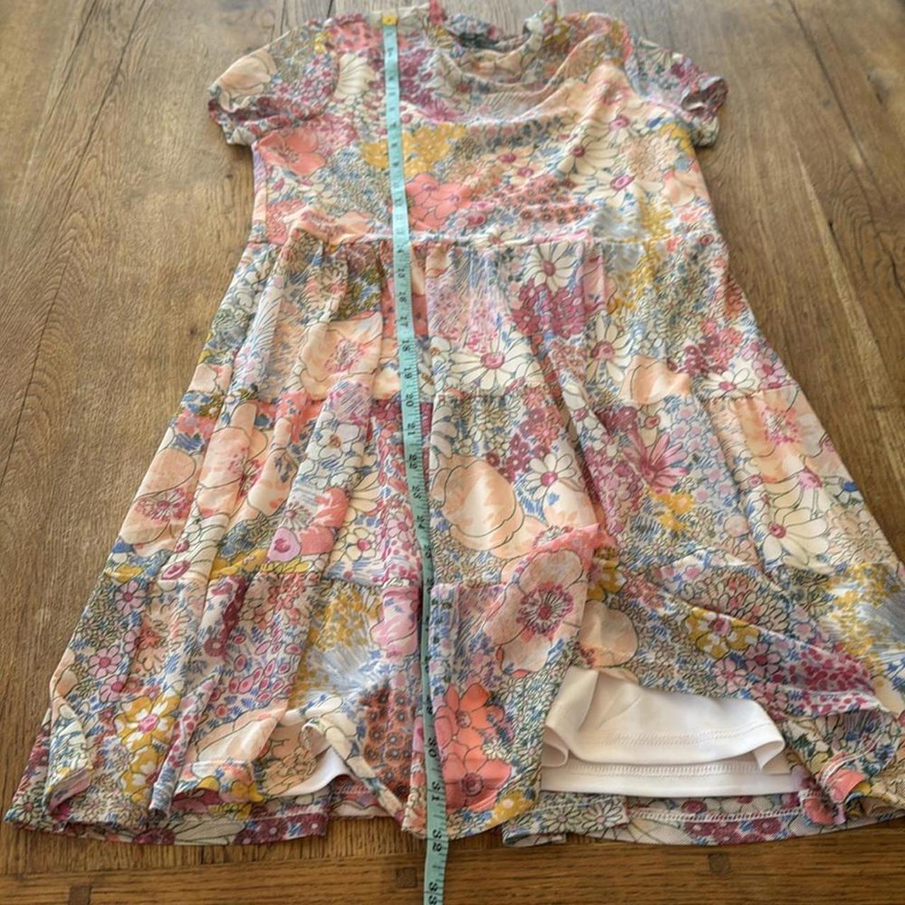Lily Rose girls floral dress size Medium - Depop