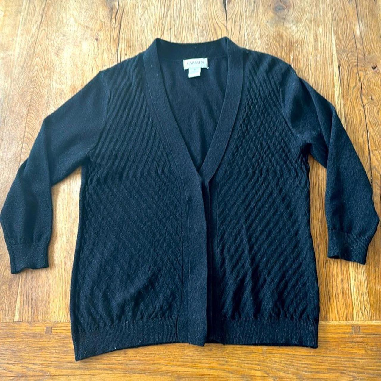 Carmen marc valvo cardigan hotsell