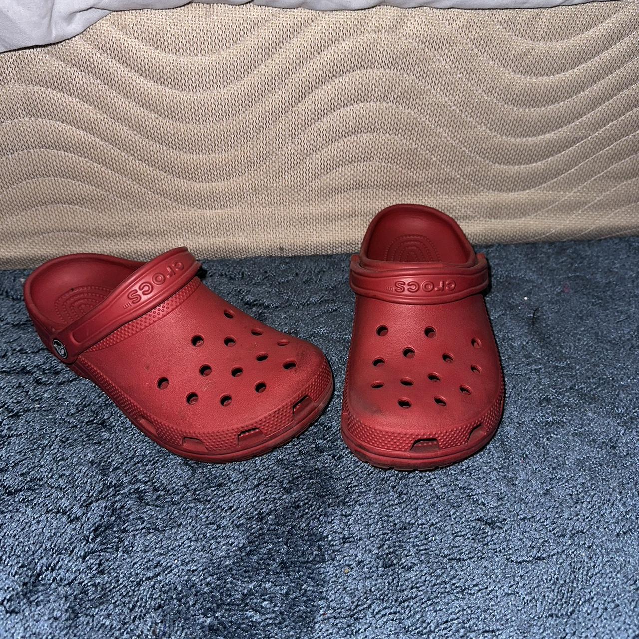 red crocs - Depop