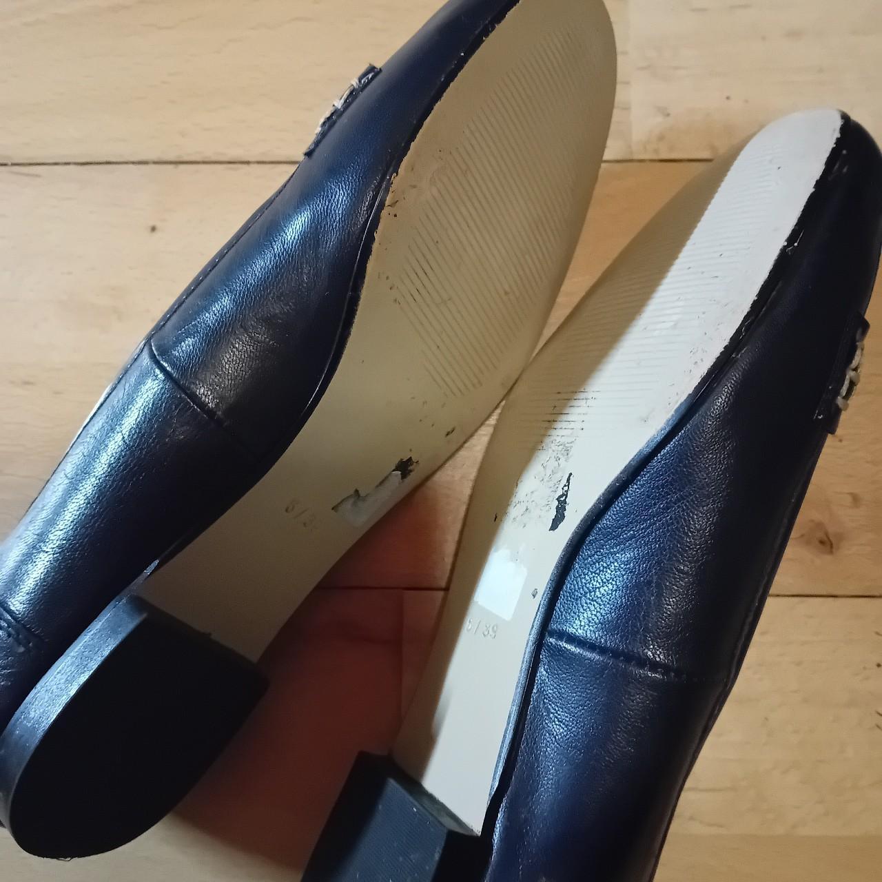 Jasper conran genuine leather navy shoes. Ideal for... - Depop