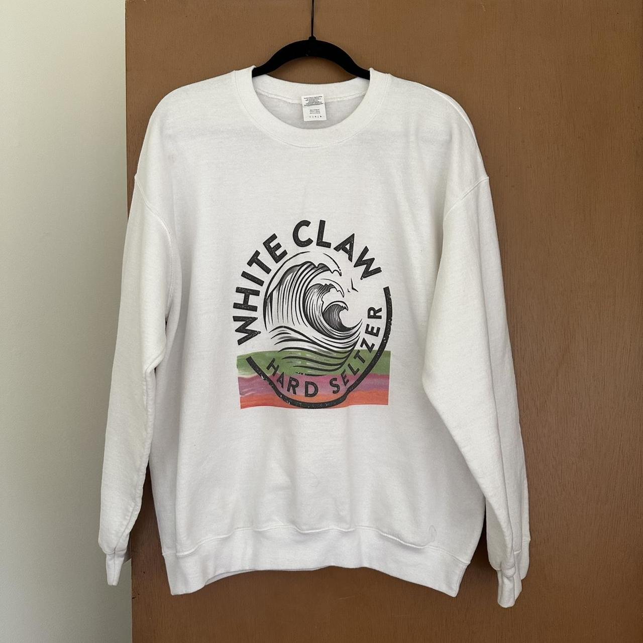 White claw crewneck sweatshirt sale