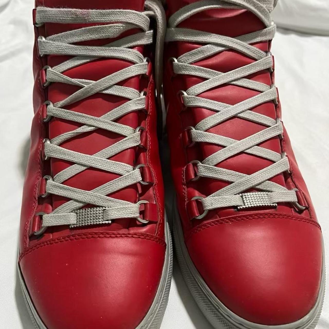 Balenciaga fashion high mens red