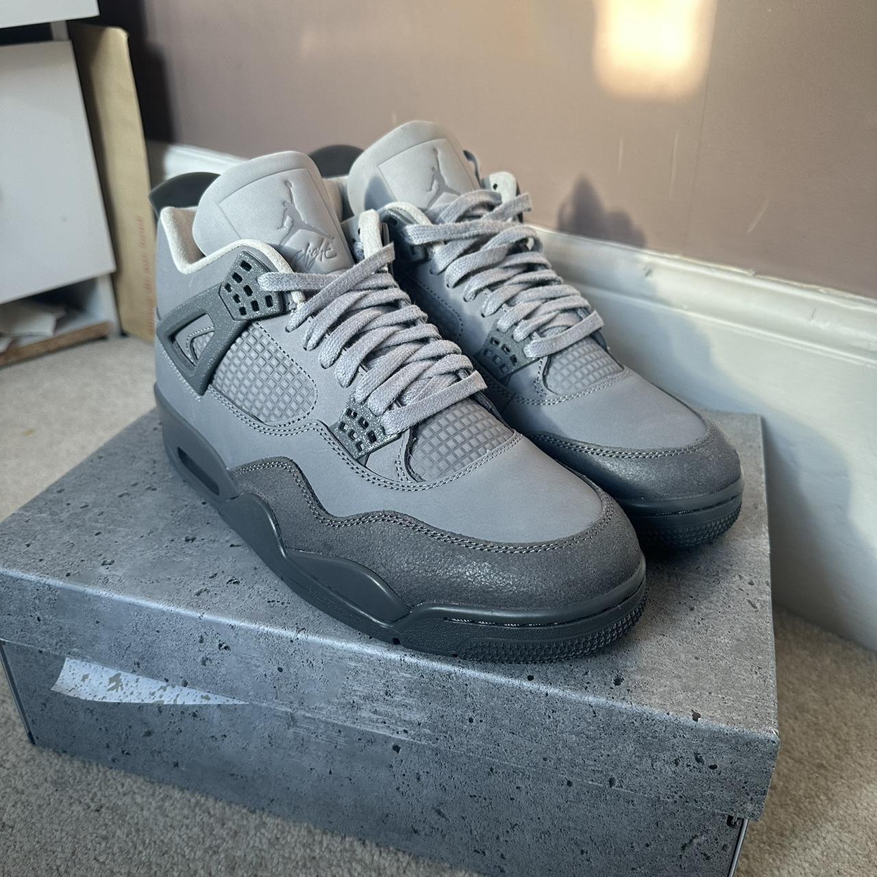 Cool Grey Retro Air Jordan Retro SE 'Wet Cement' Size UK Depop