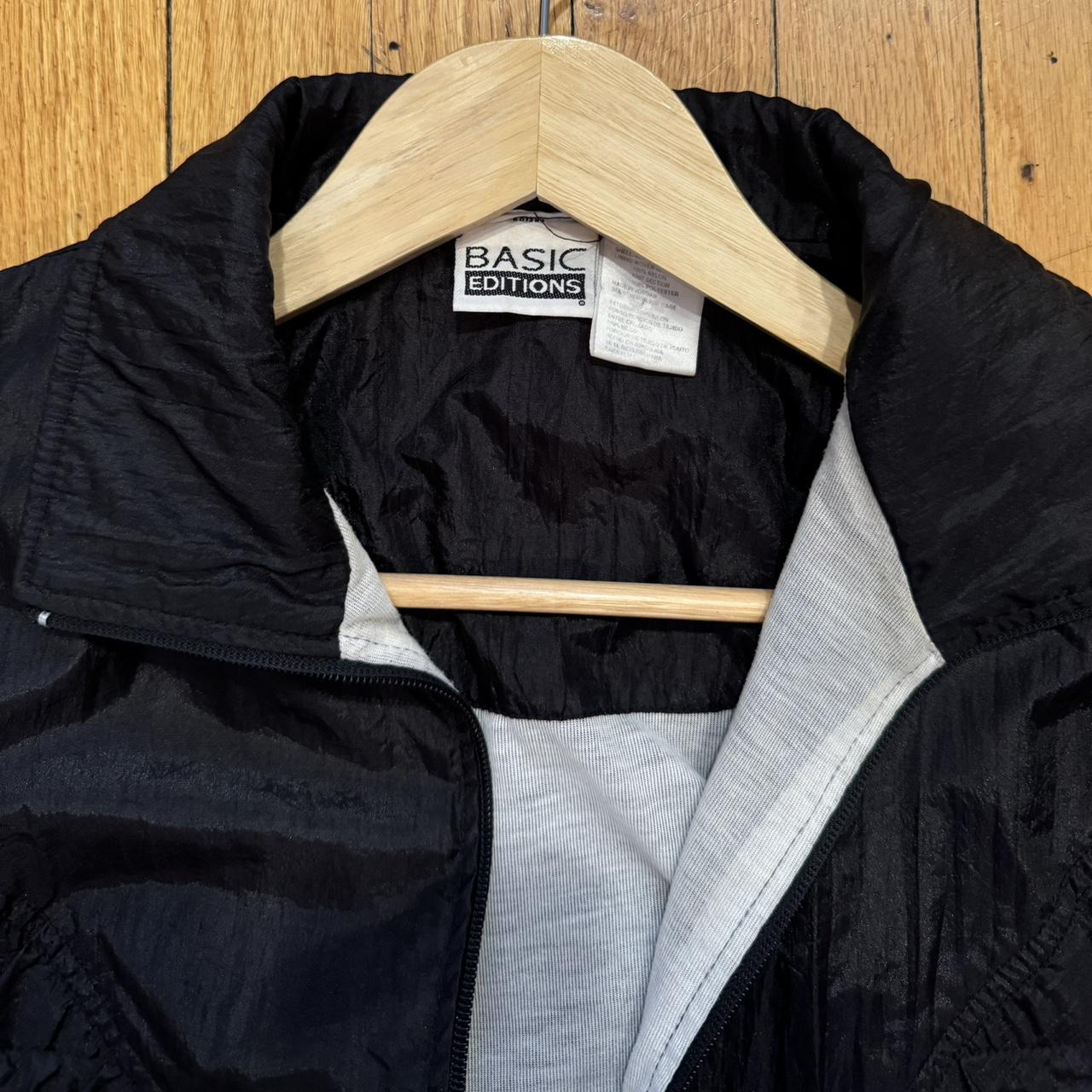 Basic Editions Women's Windbreaker Jacket - Navy/… - image 2