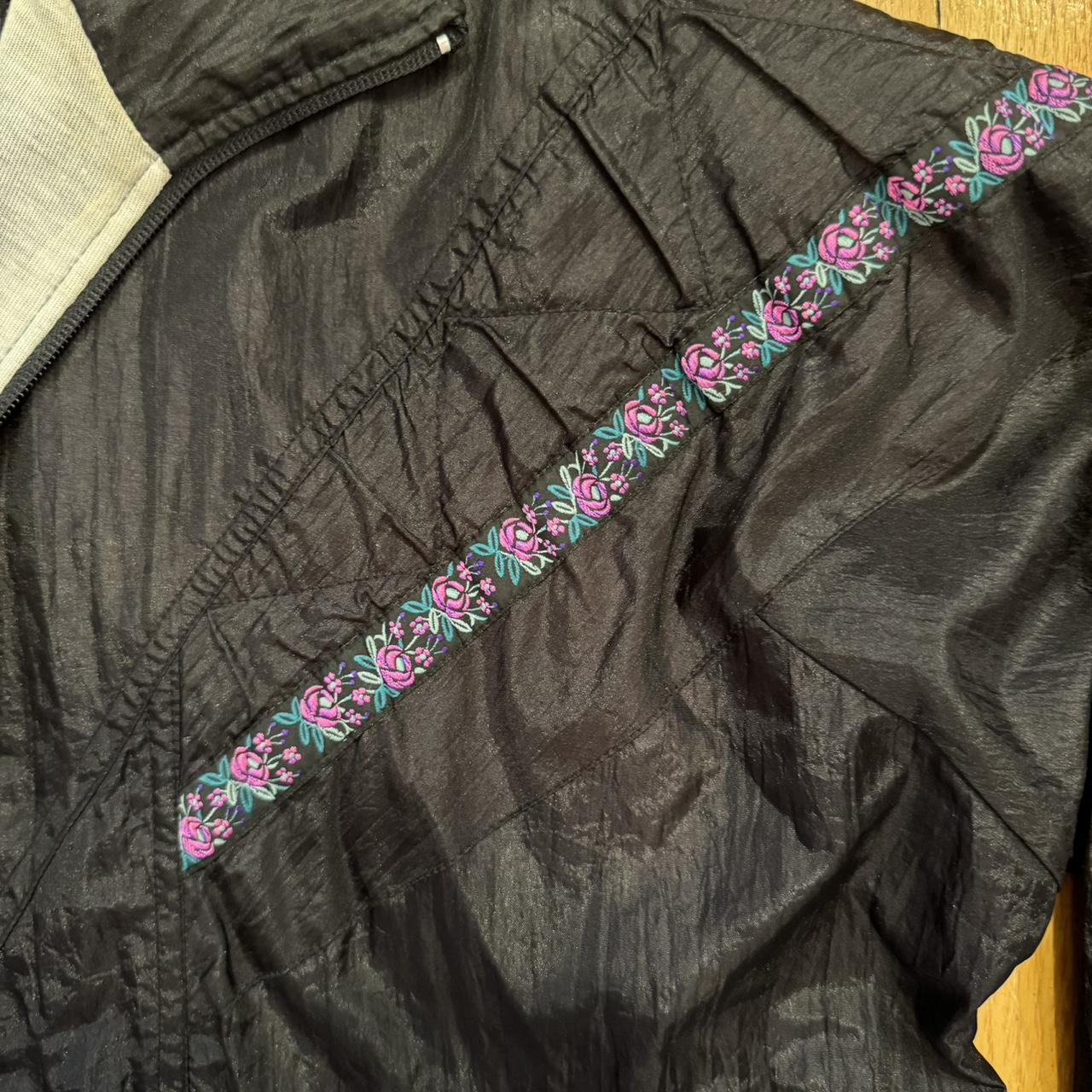 Basic Editions Women's Windbreaker Jacket - Navy/… - image 3