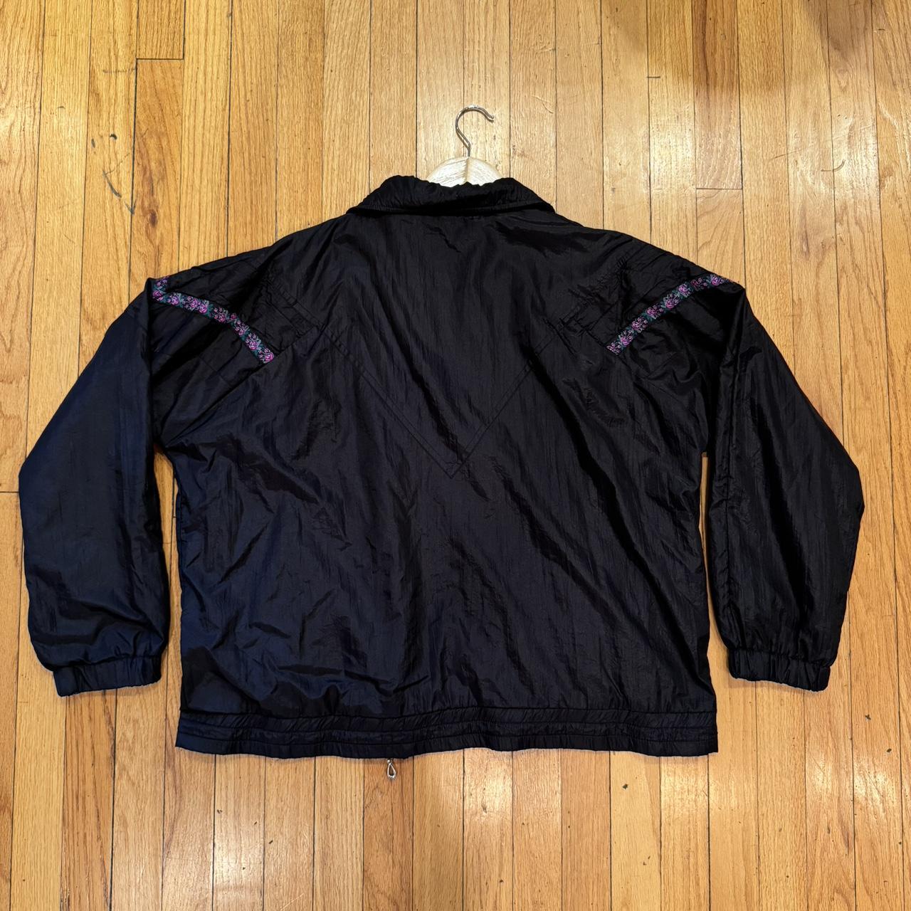 Basic Editions Women's Windbreaker Jacket - Navy/… - image 5