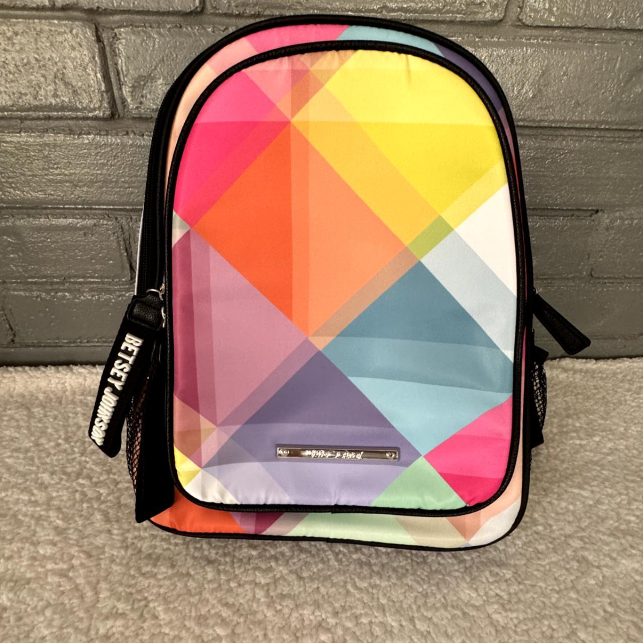 Betsy Johnson rainbow backpack purchases