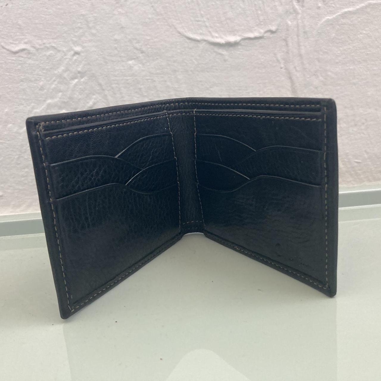 Pebbled Leather Slim Wave pocket design for easy... - Depop