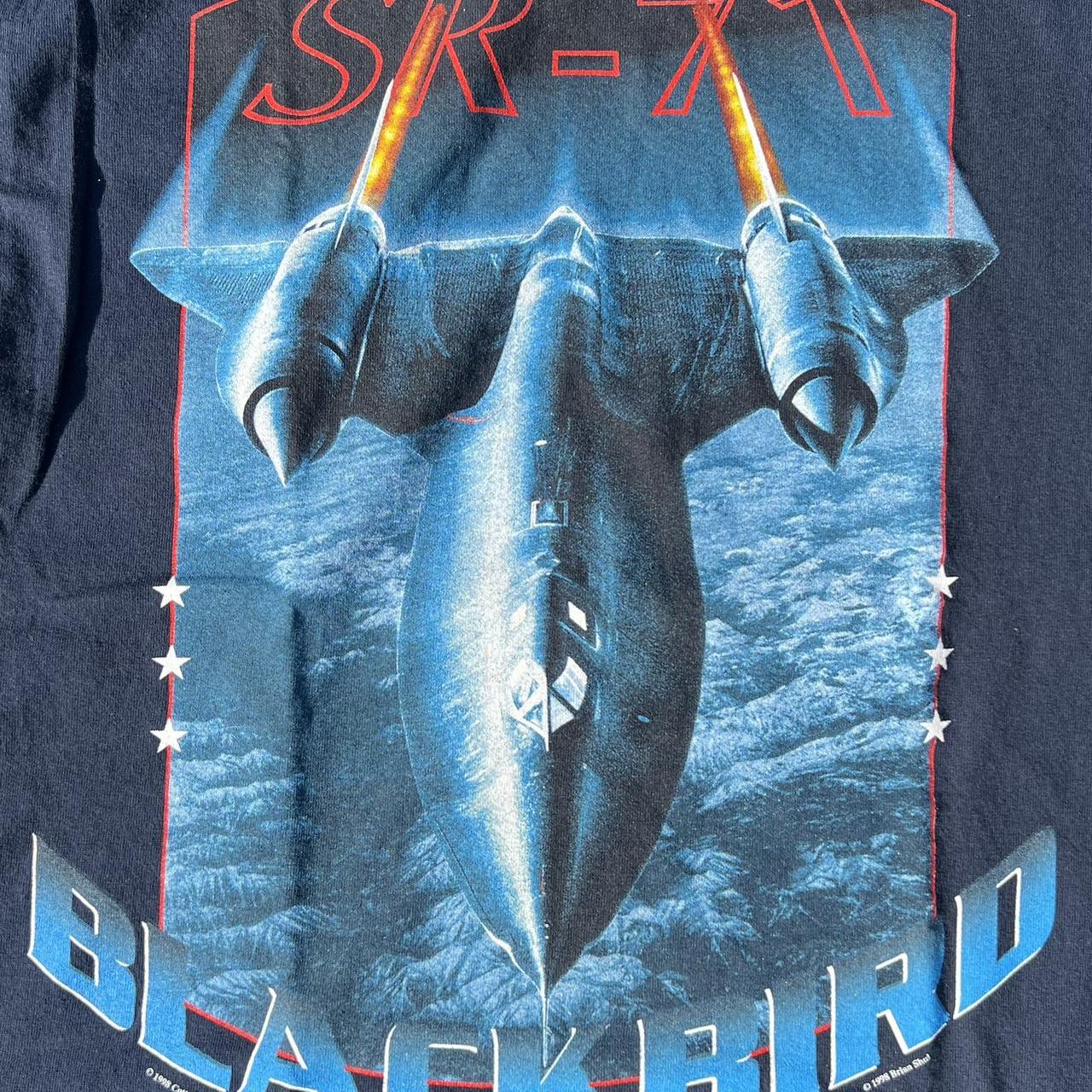 90s SR-71 blackbird tshirt Size: | Depop