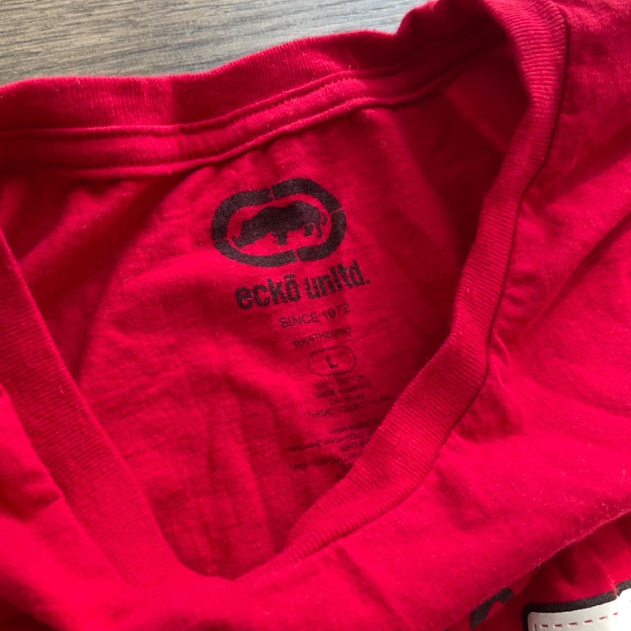 2000s ecko untld t shirt red | Depop