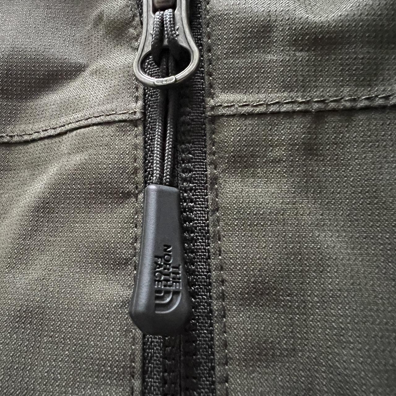 The North Face green lightweight windbreaker jacket... Depop