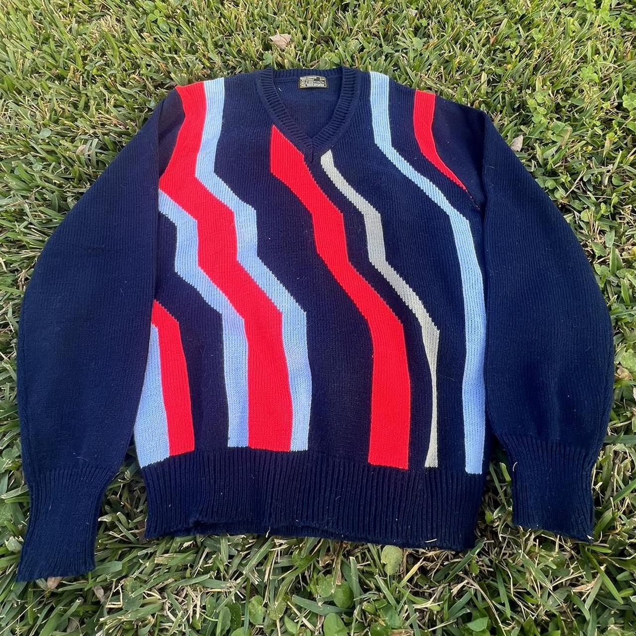 VINTAGE 1970s MOD SWEATER 1960s/1970s JCPenney... - Depop