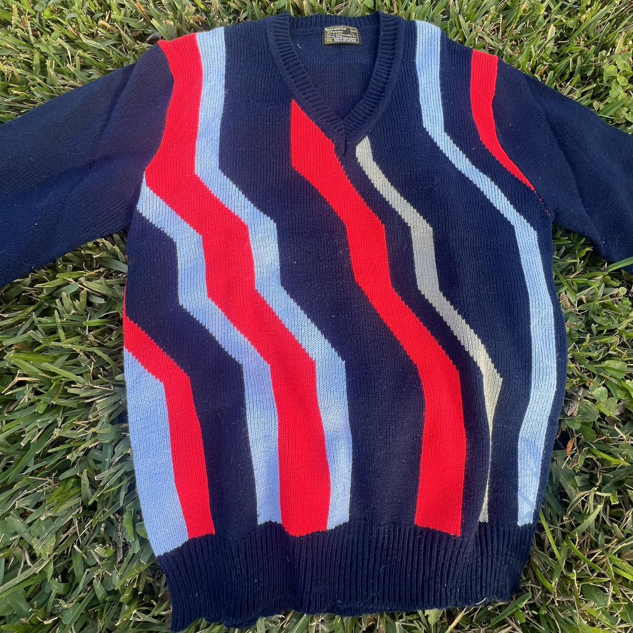 VINTAGE 1970s MOD SWEATER 1960s/1970s JCPenney... - Depop