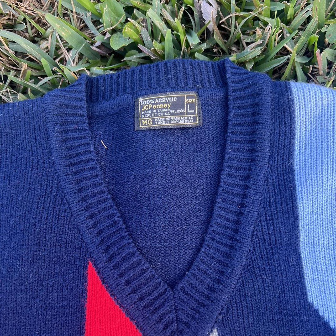 VINTAGE 1970s MOD SWEATER 1960s/1970s JCPenney... - Depop