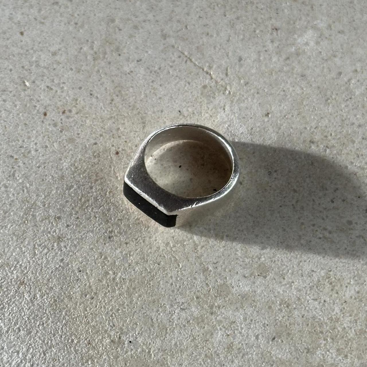 Source Unknown Men's Ring - Silver/Grey – Vintage… - image 2