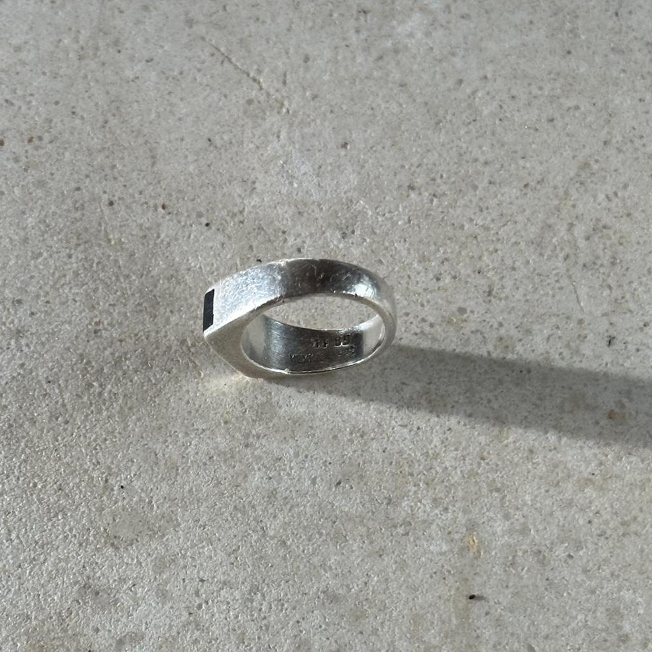 Source Unknown Men's Ring - Silver/Grey – Vintage… - image 3