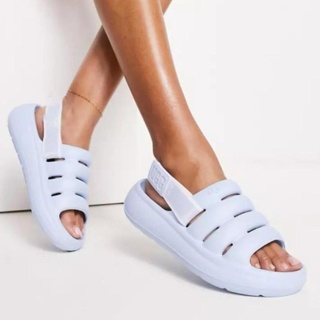 UGG Sport Yeah Slide Size: 9, Color: Creek