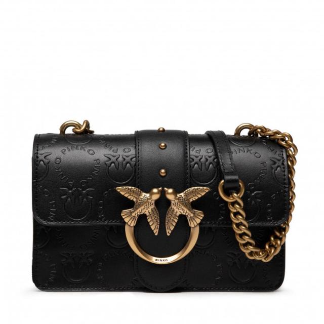 PINKO ハンドバッグ Pinko | Bags | Pinko Black Love Graffiti Shoulder Bag