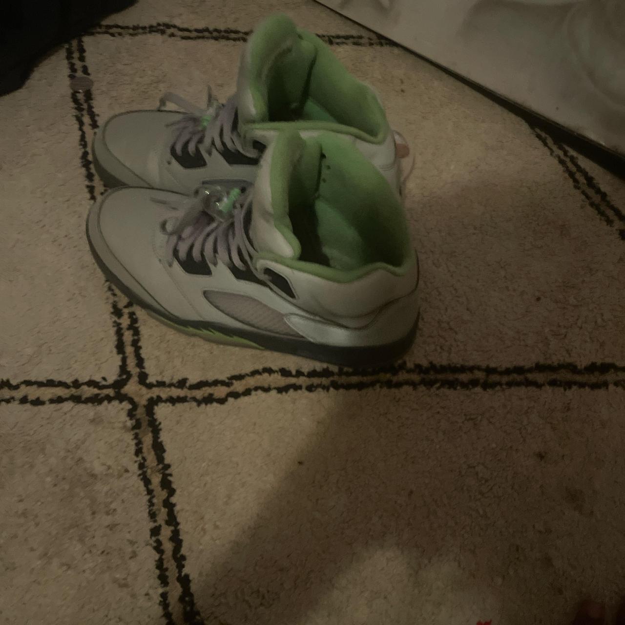 jordan 5s green beans