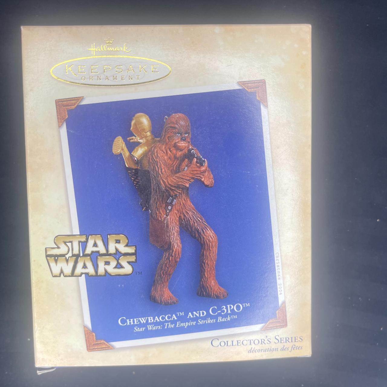 Hallmark Keepsake Star deals Wars Chewbacca and C-3PO Christmas Ornament NEW